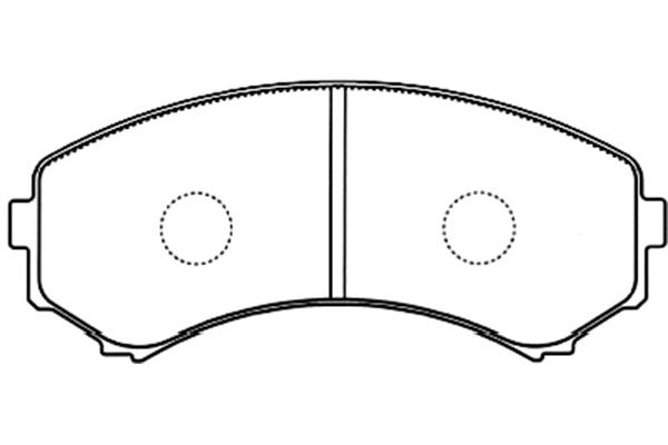 Brake Pad Set, disc brake KAVO PARTS BP-5545