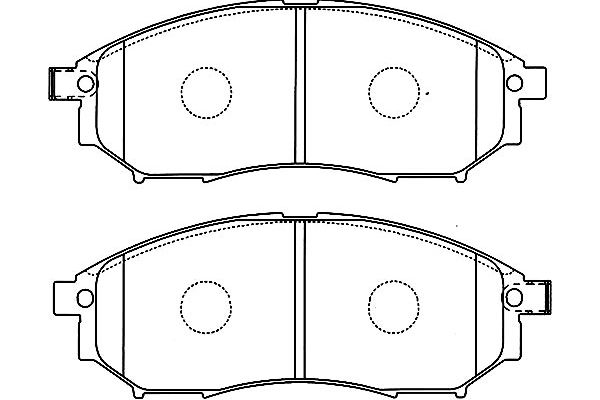Brake Pad Set, disc brake KAVO PARTS BP-6583