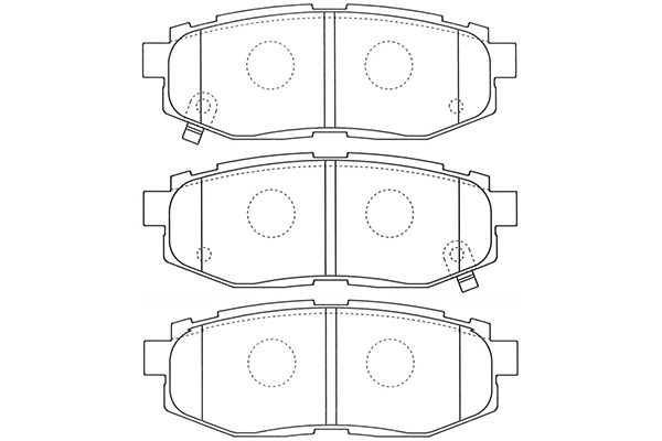Brake Pad Set, disc brake KAVO PARTS BP-8023