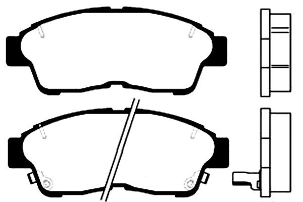 Brake Pad Set, disc brake KAVO PARTS BP-9026