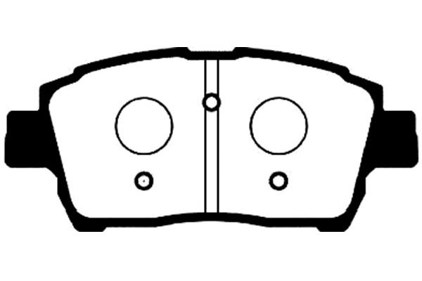 Brake Pad Set, disc brake KAVO PARTS BP-9063
