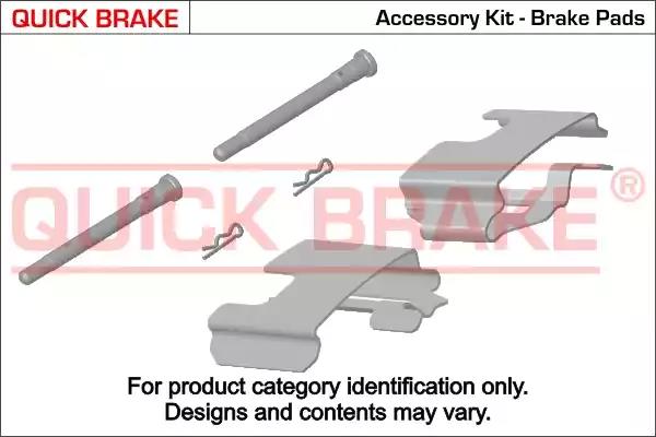 Accessory Kit, disc brake pad KAWE 1091220