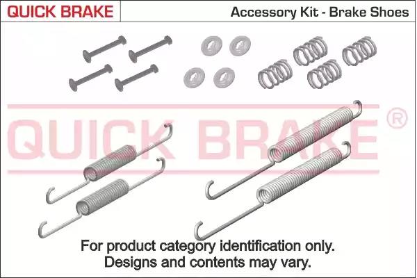 Accessory Kit, brake shoes KAWE 1050757