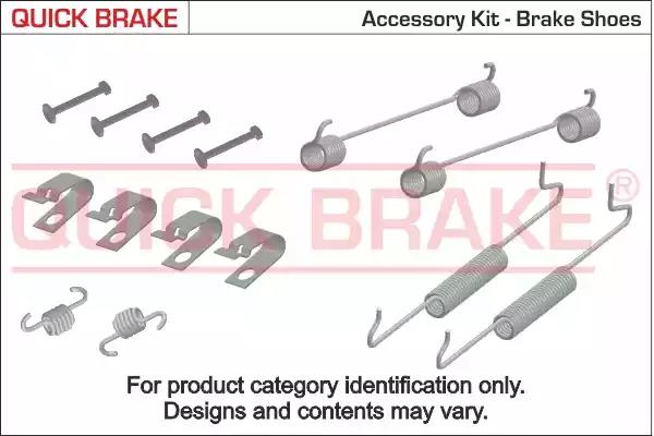 Accessory Kit, parking brake shoes KAWE 1050851
