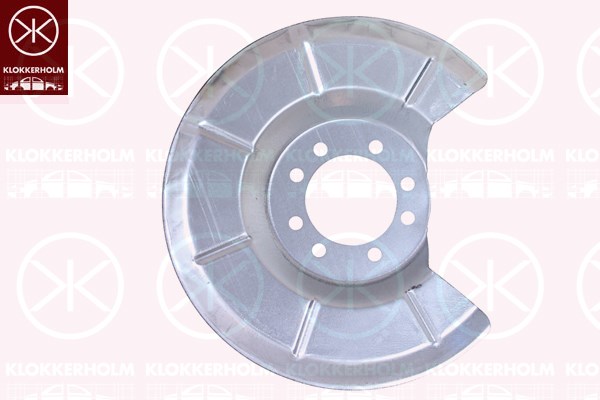 Splash Panel, brake disc KLOKKERHOLM 9009870