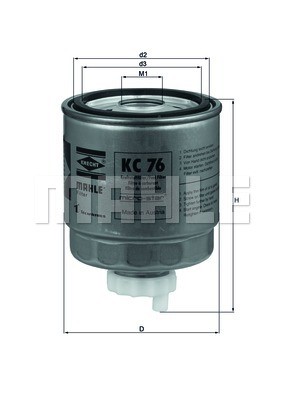Fuel Filter KNECHT KC76