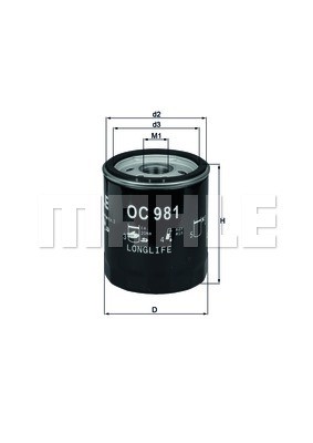 Oil Filter KNECHT OC981