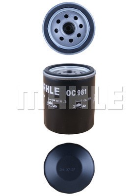 Oil Filter KNECHT OC981 2