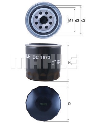 Oil Filter KNECHT OC1673