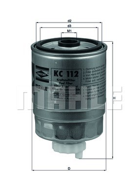 Fuel Filter KNECHT KC112