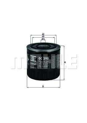 Oil Filter KNECHT OC290