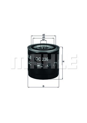 Oil Filter KNECHT OC236