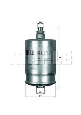 Fuel Filter KNECHT KL19