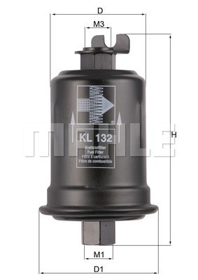 Fuel Filter KNECHT KL132