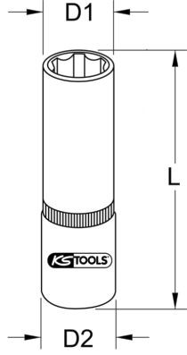 Thread Cutter Tool Set, spark plug KS TOOLS BT566001 5