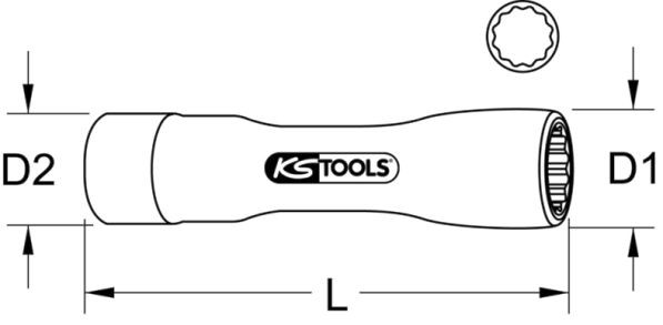 Universal Scissors KS TOOLS 1180013 6