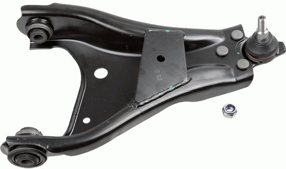 Control/Trailing Arm, wheel suspension LEMFORDER 3855001
