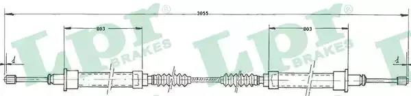 Cable, parking brake LPR C0523B
