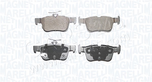 Brake Pad Set, disc brake MAGNETI MARELLI 363916060935