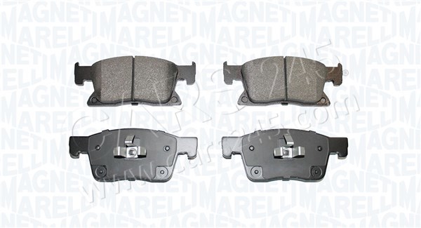 Brake Pad Set, disc brake MAGNETI MARELLI 363916060919