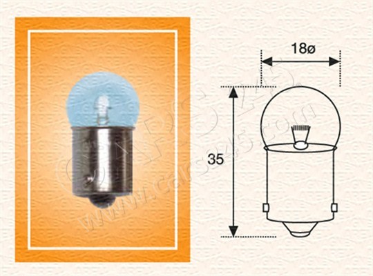 Bulb, interior light MAGNETI MARELLI 004009100000