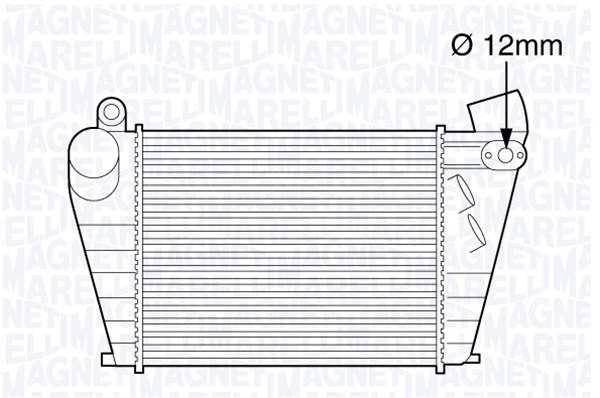Charge Air Cooler MAGNETI MARELLI 351319203610