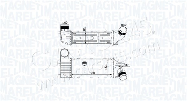 Charge Air Cooler MAGNETI MARELLI 351319205250