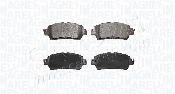 Brake Pad Set, disc brake MAGNETI MARELLI 363916060902