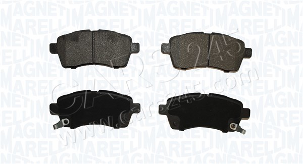 Brake Pad Set, disc brake MAGNETI MARELLI 363916061262