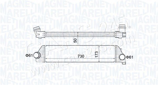 Charge Air Cooler MAGNETI MARELLI 351319205410