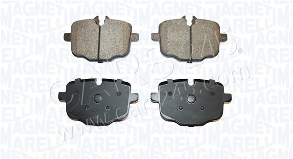 Brake Pad Set, disc brake MAGNETI MARELLI 363916061230