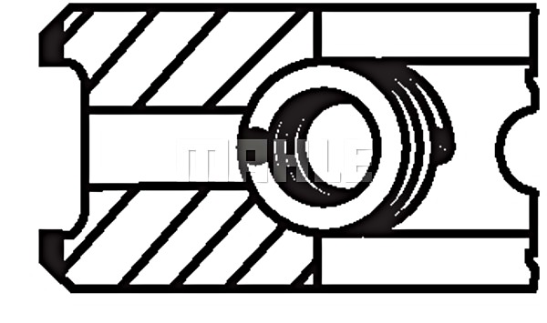 Piston Ring Kit MAHLE 02214N0 3