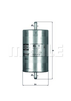 Fuel Filter MAHLE KL9