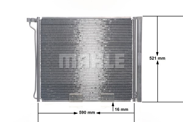 Condenser, air conditioning MAHLE AC269000S 12