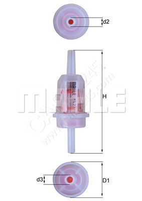 Fuel Filter MAHLE KL23