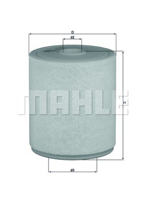 Air Filter MAHLE LX2049/4