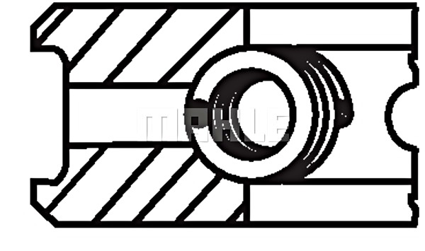 Piston Ring Kit MAHLE 039RS101040N0 3