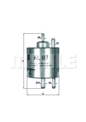 Fuel Filter MAHLE KL87