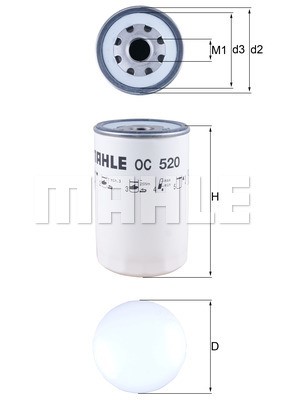 Oil Filter MAHLE OC520