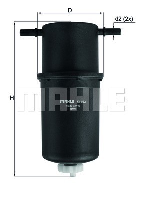 Fuel Filter MAHLE KL873