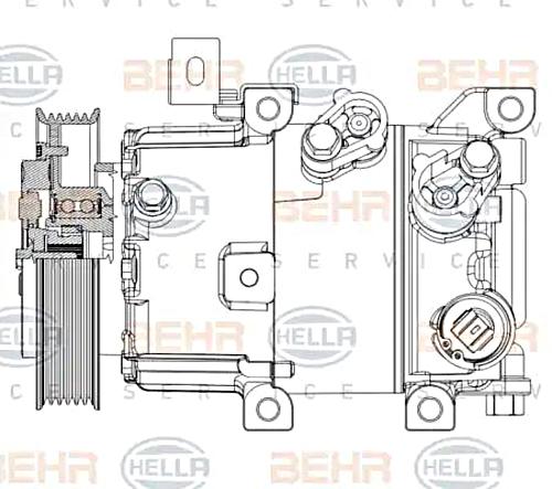 Compressor, air conditioning MAHLE ACP630000P 5