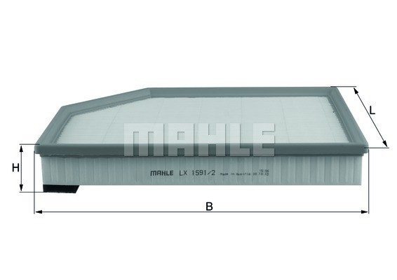 Air Filter MAHLE LX1591/2