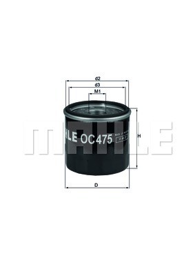 Oil Filter MAHLE OC475