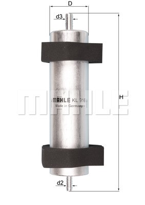 Fuel Filter MAHLE KL916