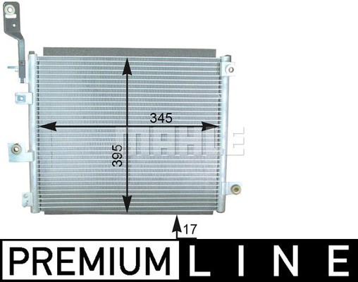 Condenser, air conditioning MAHLE AC432000P