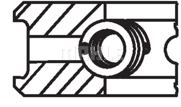 Piston Ring Kit MAHLE 02182N1 3