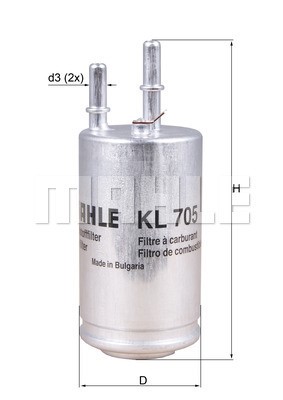 Fuel Filter MAHLE KL705