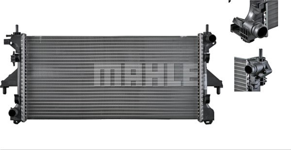 Radiator, engine cooling MAHLE CR880000P