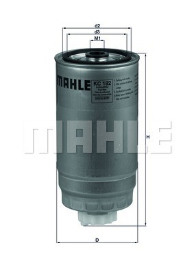 Fuel Filter MAHLE KC182 5