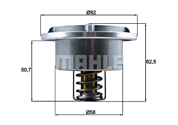 Thermostat, coolant MAHLE THD686